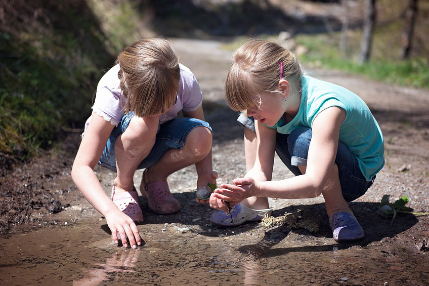 children playing