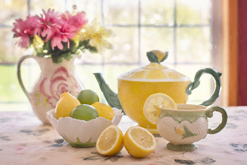 tea with lemon