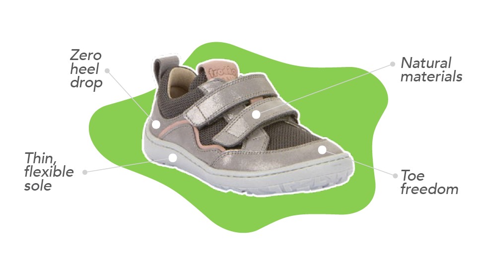 Features of barefoot shoes