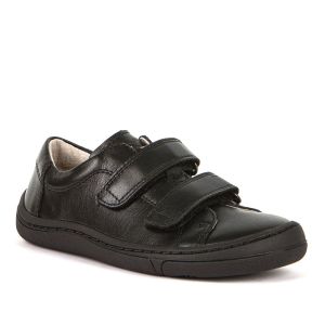 Froddo Girls Classic T Bar School shoes in Black Patent G3140073-1 